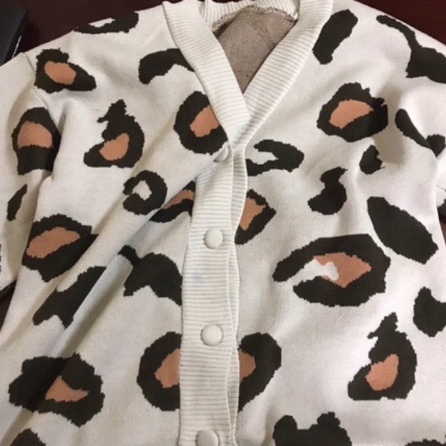 KHOÁC CARDIGAN ĐỐM HỒNG/ĐEN/BE/KEM