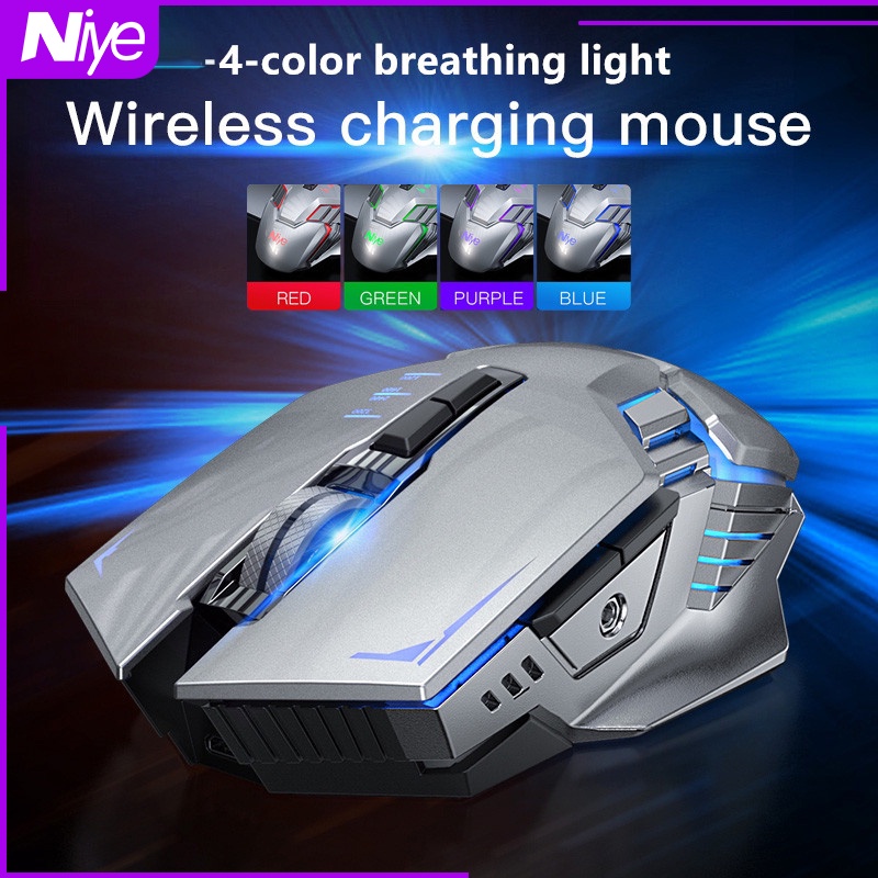Chuột chơi game có dây Q9 Công thái học 6 DPI cấp độ 4 màu Đèn LED thở cho máy tính để bàn
