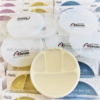 <có sẵn> NẮP KHAY ĂN DẶM SILICON AGAFURA CHÍNH HÃNG HÀN QUỐC (KHÔNG KÈM KHAY)
