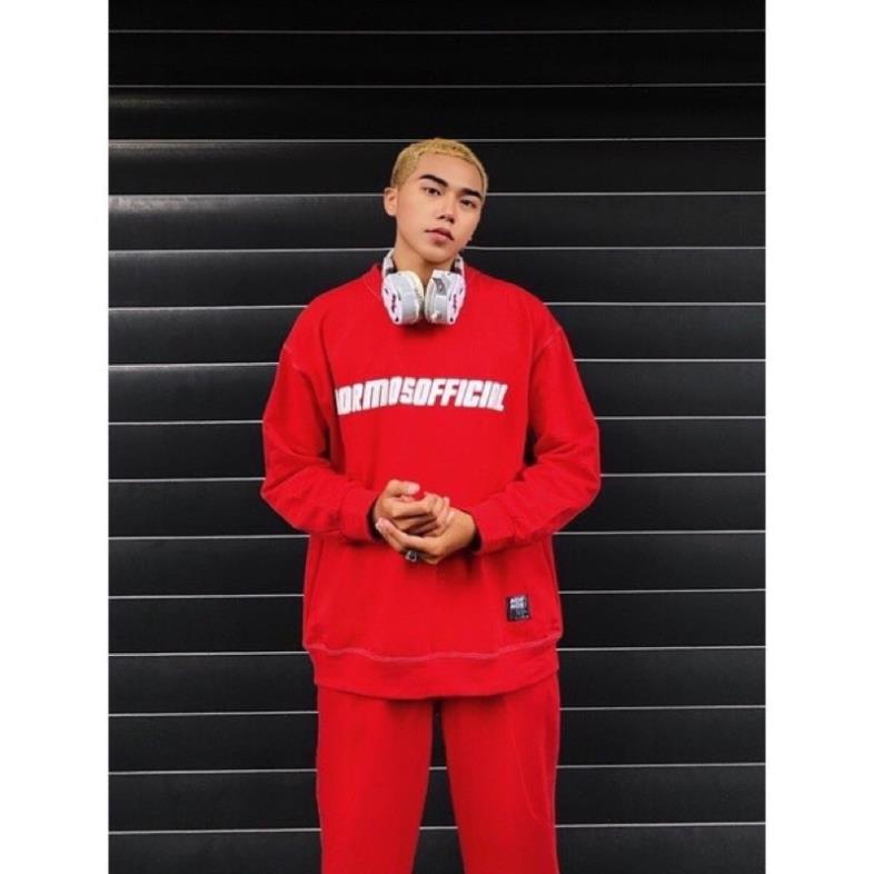 Bộ Nỉ Sweater Form Rộng Quần Ống Boom Kèm Áo Unisex Nam Nữ(Hàng Sẵn)