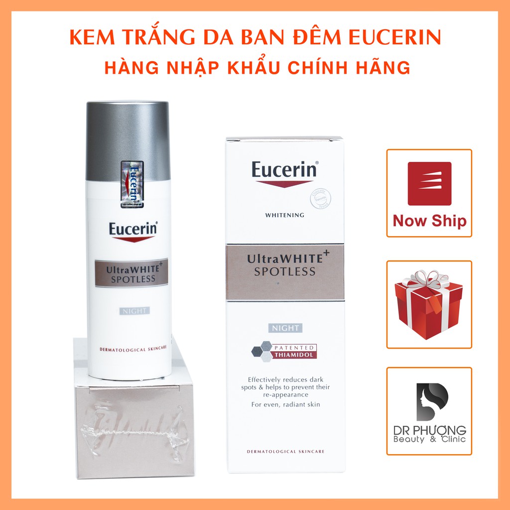 Kem dưỡng trắng da ban đêm EUCERIN UltraWHITE+ SPOTLESS Night