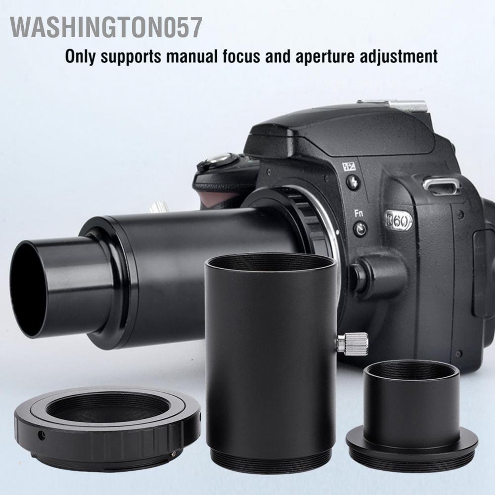 Washington057 1.25inch Extension Tube M42 Thread T-Mount Adapter T2 Ring for Canon Telescope