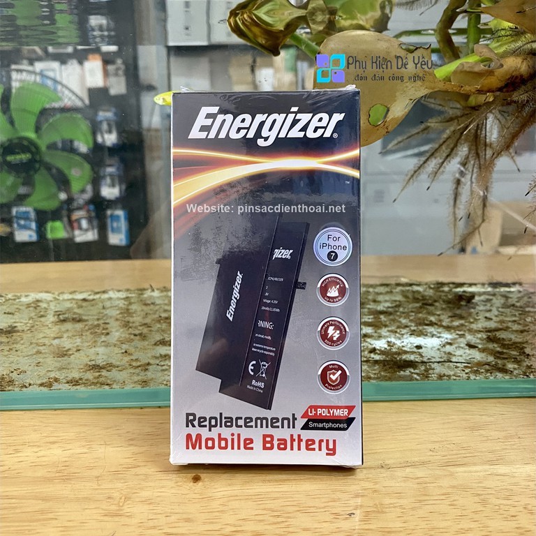 Pin iPhone 7 Energizer ECA71960 1960mAh [CHÍNH HÃNG PHÂN PHỐI, BẢO HÀNH 1 NĂM]