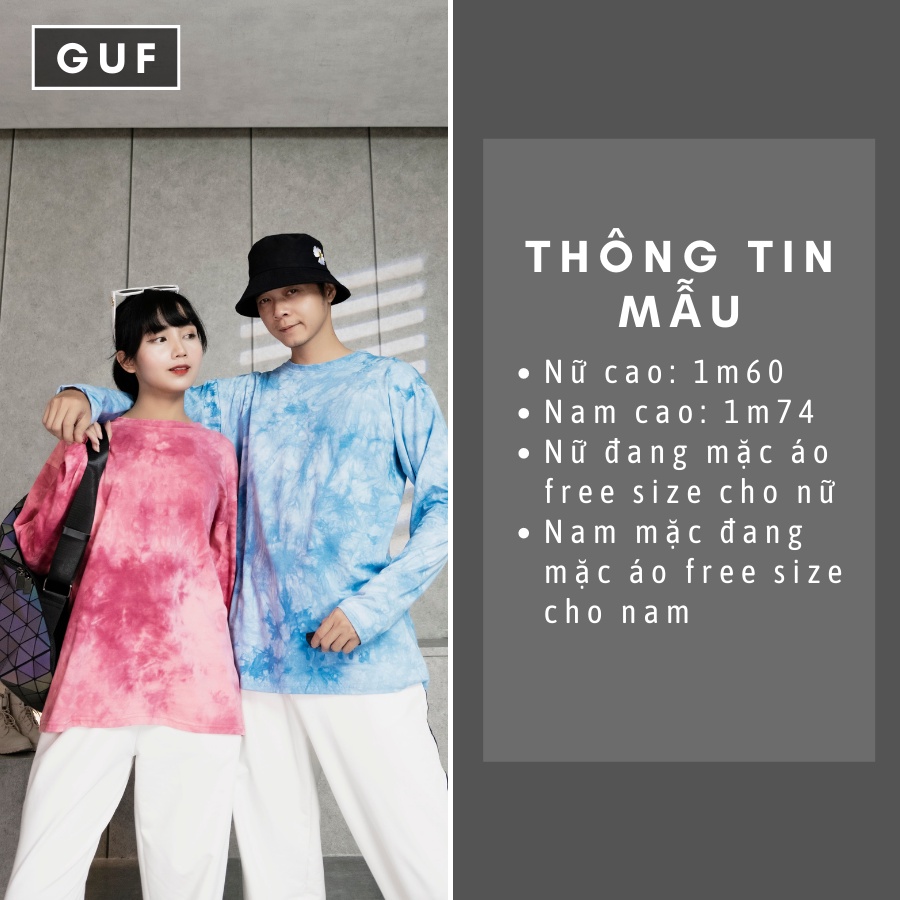 (GIAO NGẤU NHIÊN) Áo Thun Tay Dài Loang Màu Unisex | BigBuy360 - bigbuy360.vn