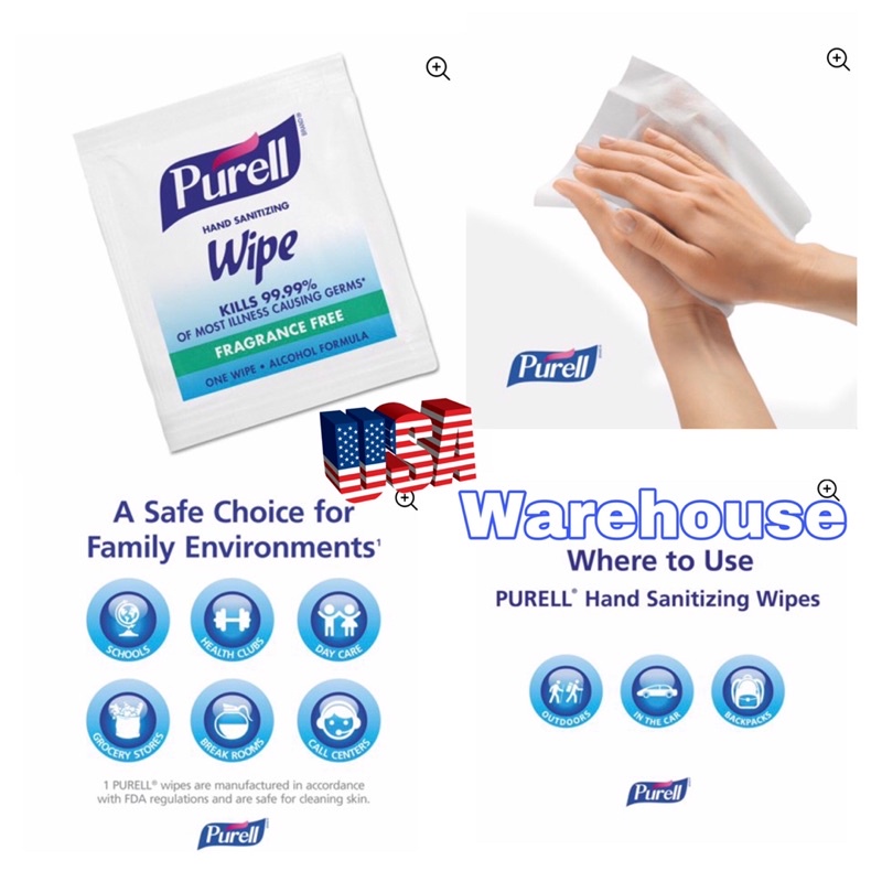 Khăn lau diệt khuẩn Purell chính hãng USA