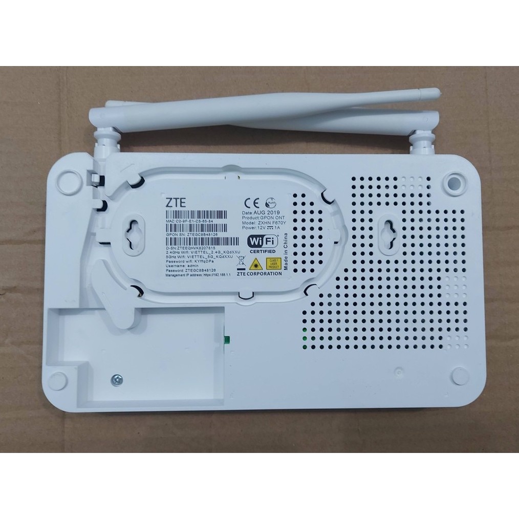 Modem Wifi 2.4G 5G , 2 băng tầng 670Y