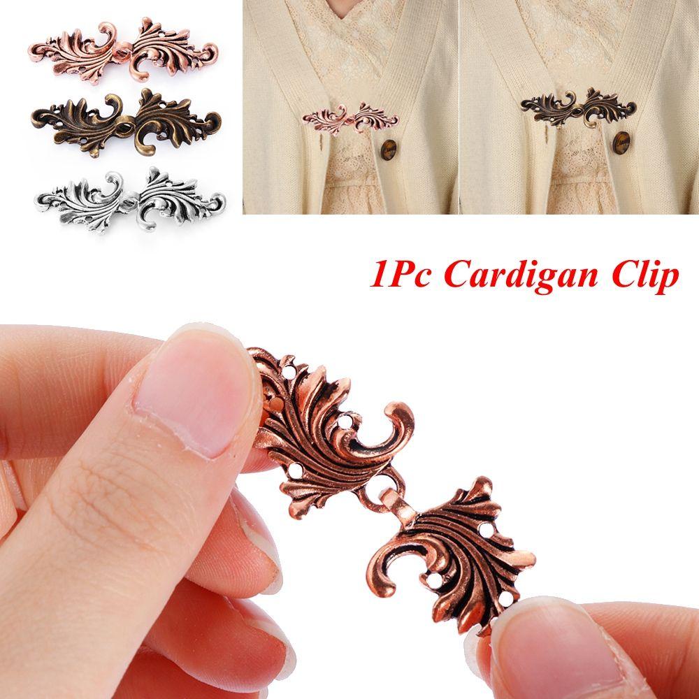 Kẹp Cố Định Áo Khoác Cardigan Phong Cách Retro