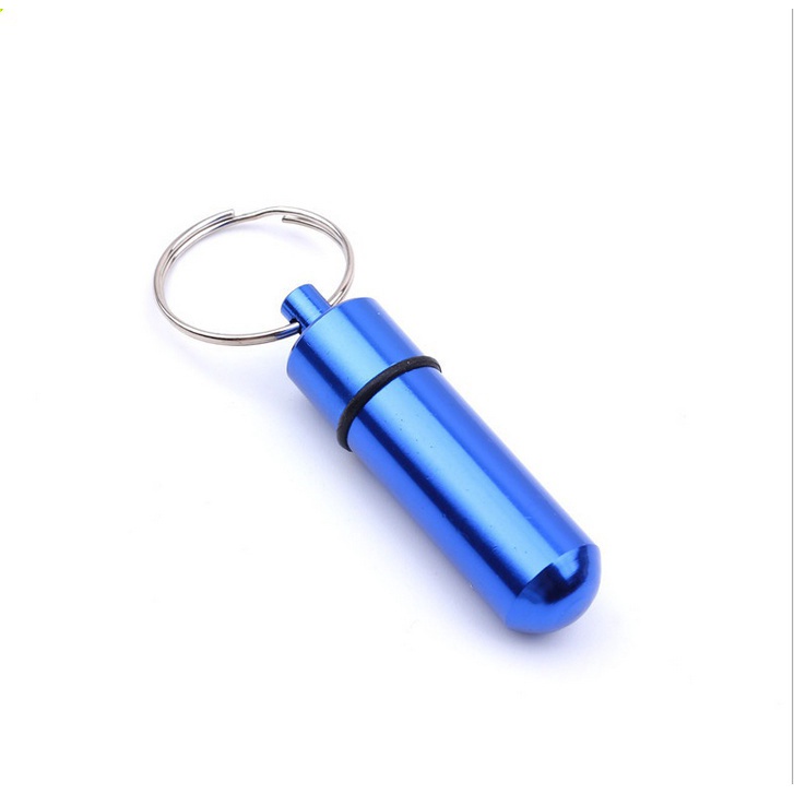 Hộp đựng tăm xỉa răng bằng hợp kim nhôm hình viên thuốc thời trang