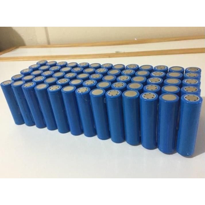 Pin Sạc 18650 - 3.7V đầu dẹt dùng cho quạt và đèn pin mini cầm tay tông đơ cắt tóc, chế tạo pin dự phòng