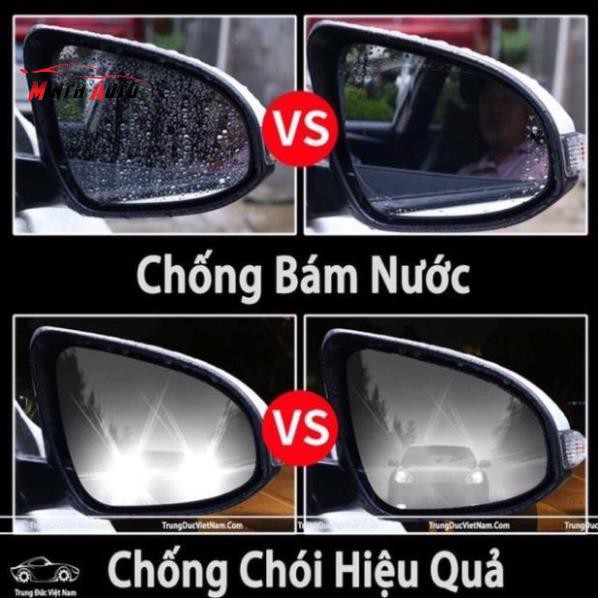 Combo 2 miếng dán gương chống nước - nano dán fim chống mờ nước