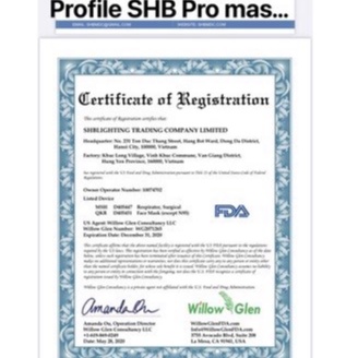 Khẩu trang n95 SHB Pro mask chính hãng, Kn95 cao cấp 5 lớp kháng khuẩn chuẩn FFP2 hộp 20 cái | BigBuy360 - bigbuy360.vn