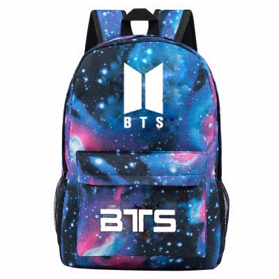 Balo galaxy BTS BLACKPINK vải canvas xịn