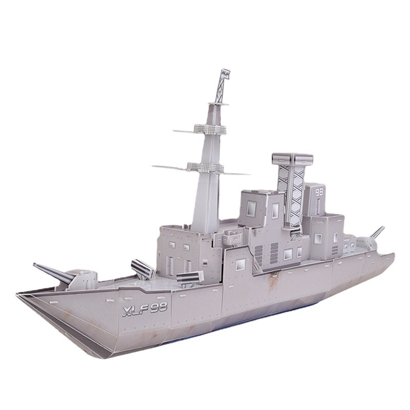✧✧Mô hình tàu chiến 3d bằng giấy chất lượng cao