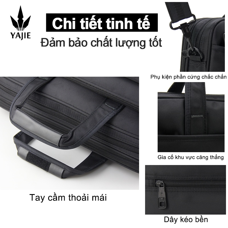Túi xách nam công sở vải không thấm nước công suất lớn 15,6 inch 17 inch túi đựng máy tính xách tay