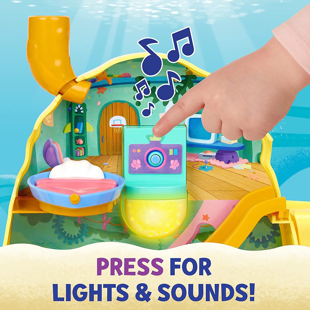 Đồ chơi ngôi nhà WowWee Baby Shark's Big Show Shark House Playset, Light and Sounds Toddler Playset