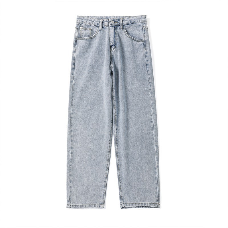 Quần Jean dáng suông ống rộng, Quần bò trơn form Unisex nam nữ dễ phối đồ giá tốt nhất thị trường [Q0] | BigBuy360 - bigbuy360.vn