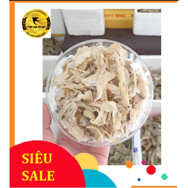 Chân Sụm Tổ Yến Nhỏ [Hộp 50/100 Gram] [Có NHÍP Quà Chưng ] YẾN SÀO CÔ BA- Nguyên Chất 100%