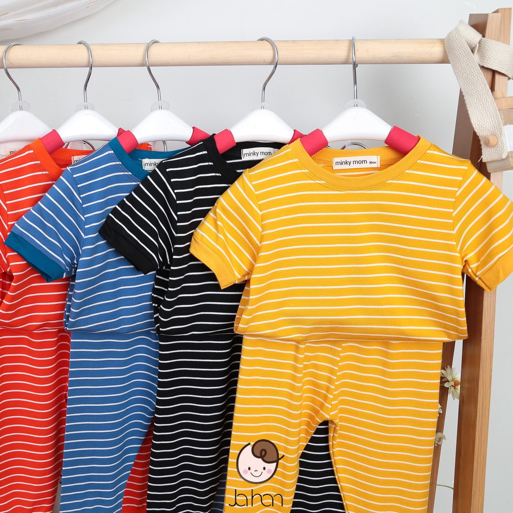 Bộ Minky Mom Cho Bé  FREE SHIP  Chất Cotton Lạnh Cao Cấp Co Giãn 4 Chiều Thấm Hút Mồ Hôi Tốt