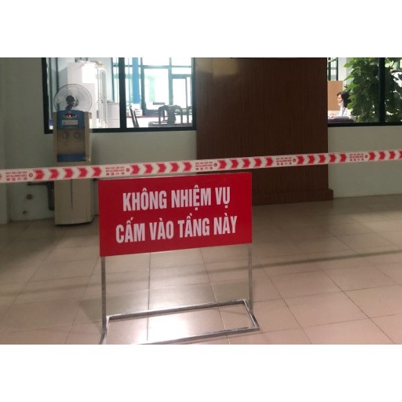 100M dây rào cảnh báo khu vực cấm vào, dây rào khu vực cách ly,dây an toàn công trường chất liệu nhựa dai siêu bền