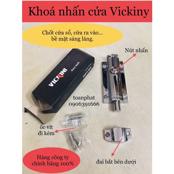 Chốt nhấn/ khoá nhấn Vickiny 46406001