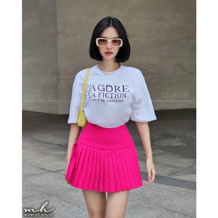 Quần váy dập li ngắn, dập 60% chiều dài váy , size SML có tổng 6 màu hot trend đẹp cực kì, có quần trong phối dây kéo