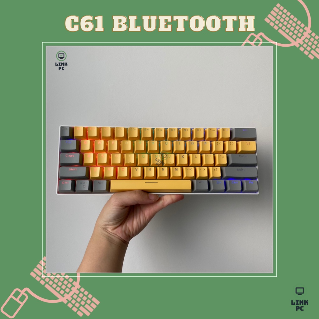 Phím Cơ Bluetooth CXTech C61 Led RGB New