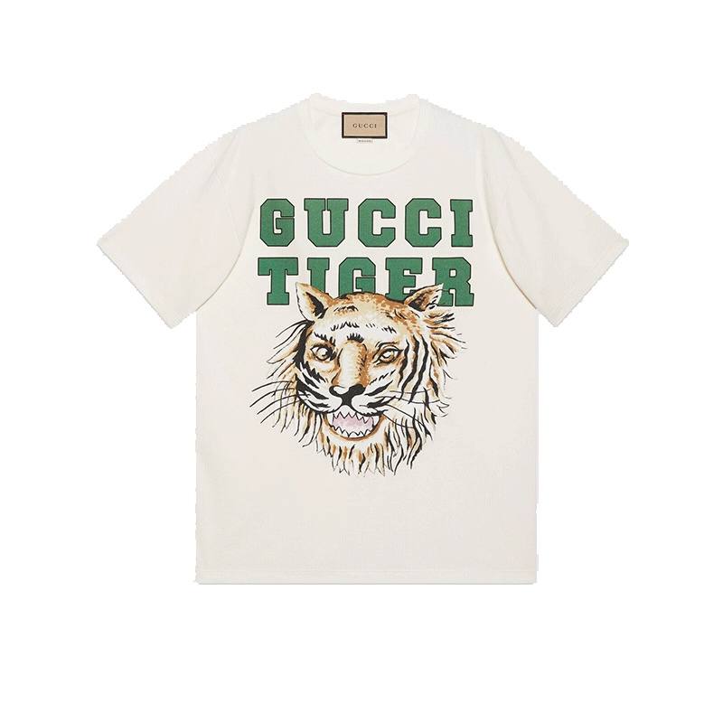 Áo Thun Gucci Chất Liệu Cotton Thời Trang Cho Nam Phong Cách Trung Hoa