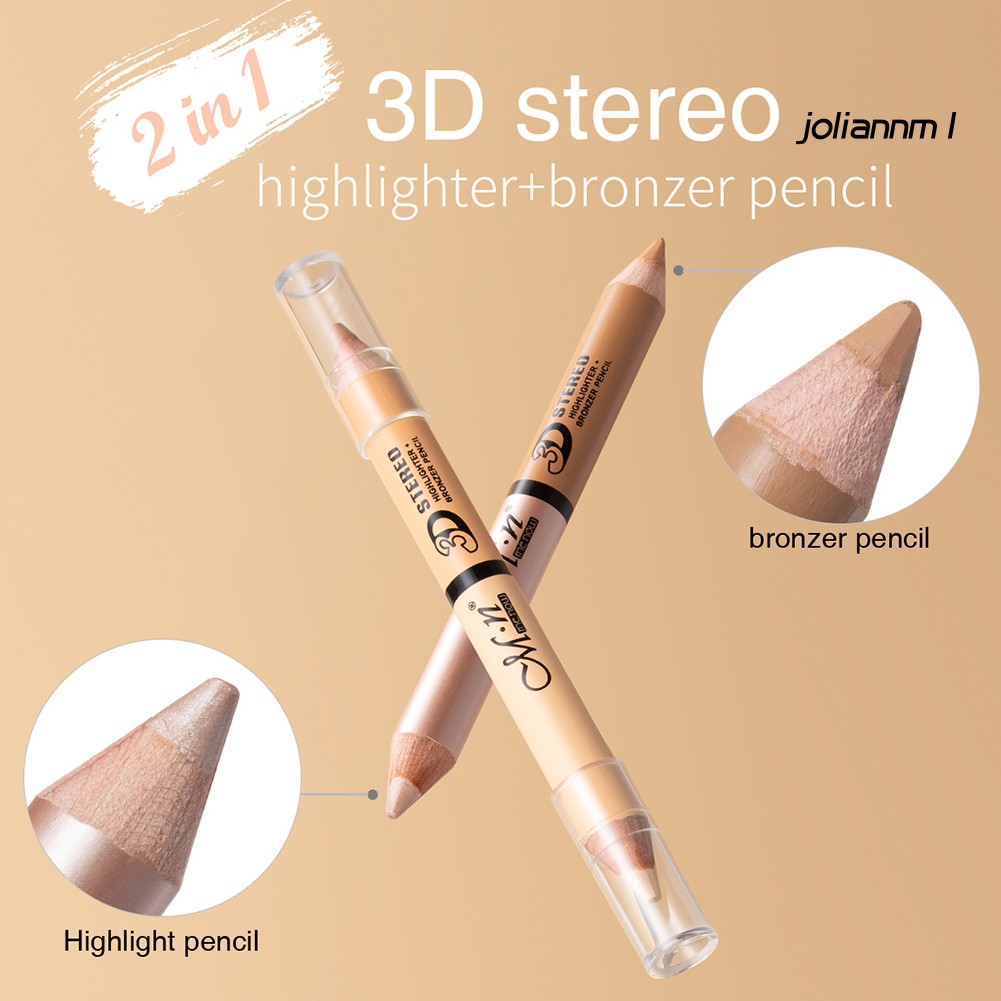 [Hàng mới về] Bút chì che khuyết điểm bắt sáng 2 đầu trang điểm mặt | BigBuy360 - bigbuy360.vn