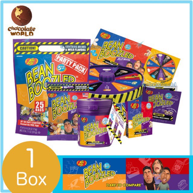 [CHUẨN MỸ- MÙA 5] Kẹo thối BEAN BOOZLED MỸ hộp nhỏ 45 GRAM