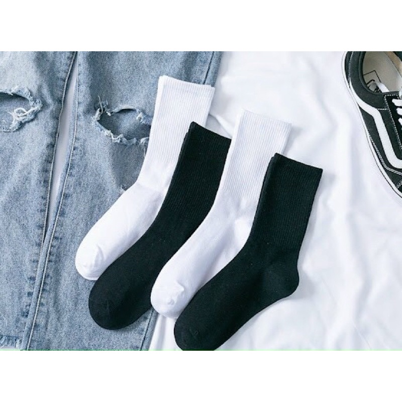 TẤT THỂ THAO CAO CỔ set 10 đôi