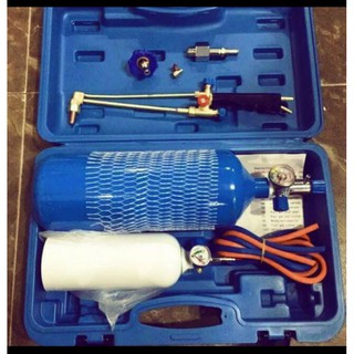 bộ hàn gió đá mini bình Nito