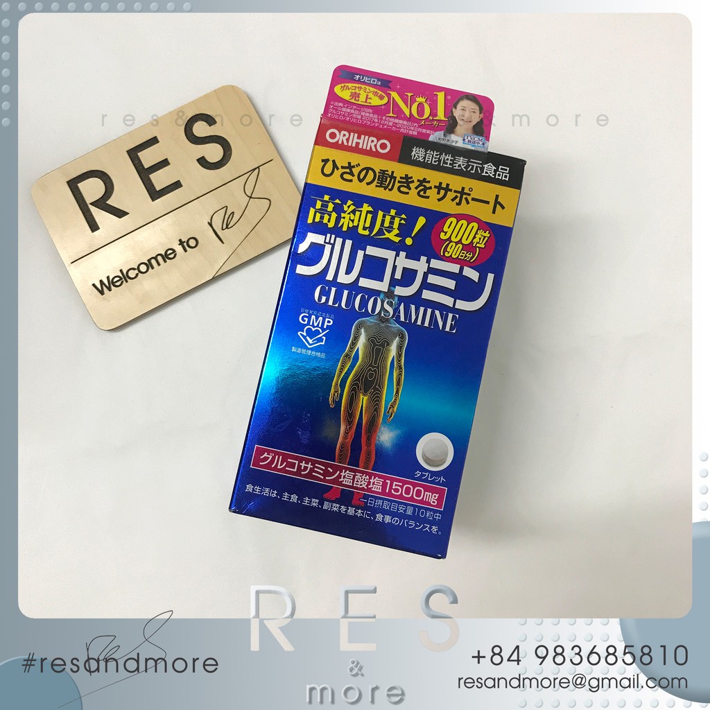 Viên hỗ trợ xương khớp Orihiro Glucosamine [900 viên]