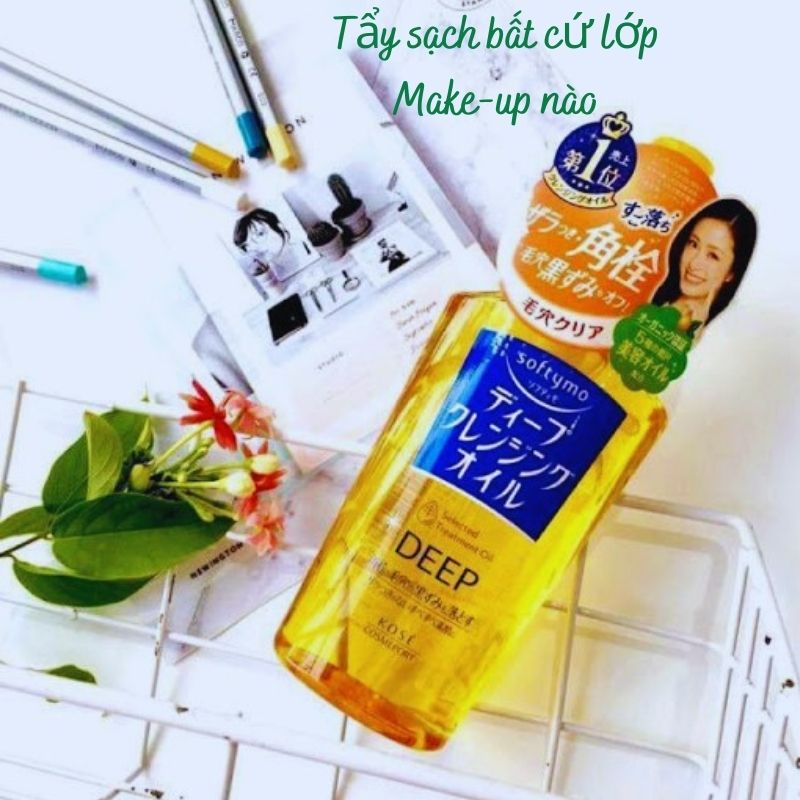 Dầu tẩy trang làm sạch sâu Kose Softymo Cleansing Oil 230ml Nhật Bản