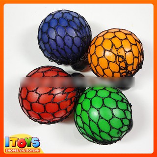 Bóng Lưới Bóp Mesh Squishy Ball Xả Stress - 4 màu - ITOYS