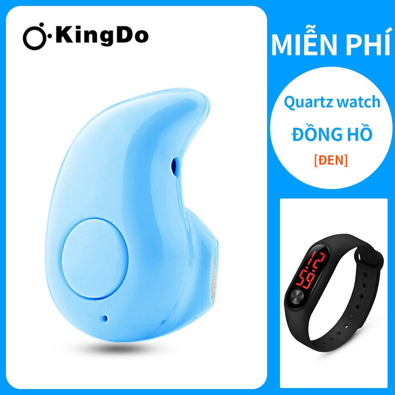 【Đồng hồ LED miễn phí】Tai nghe Bluetooth S530 nhét tai V4.1 ear-pod siêu nhỏ có nghe nhạc
