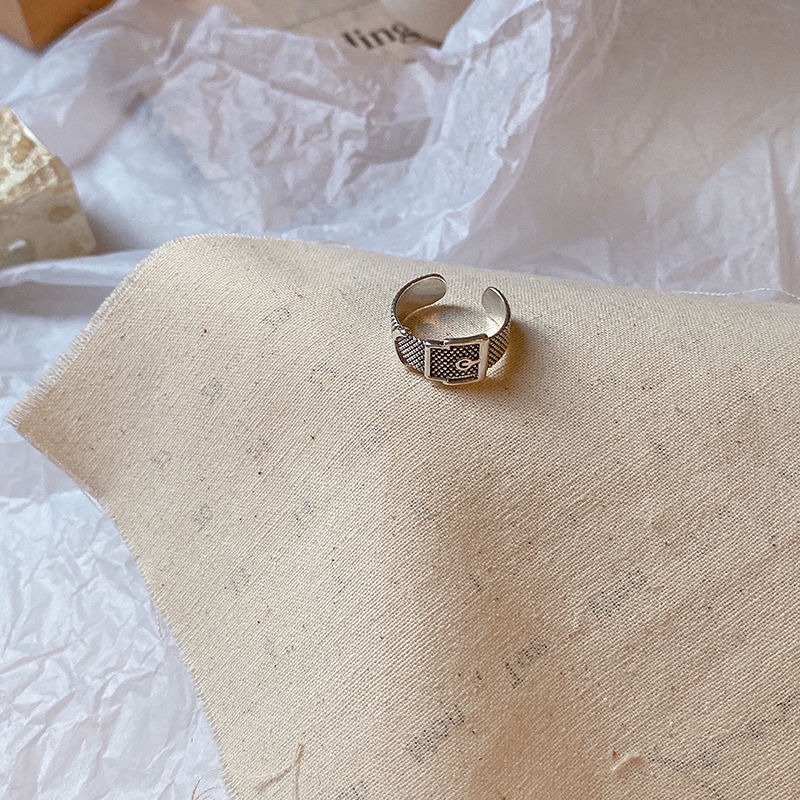 Nhẫn kim loại phong cách Hàn Quốc cá tính cho nữ