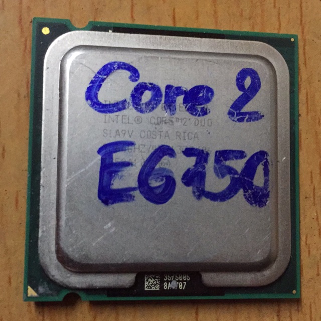 CPU core 2 duo E6750 Central Processing Unit