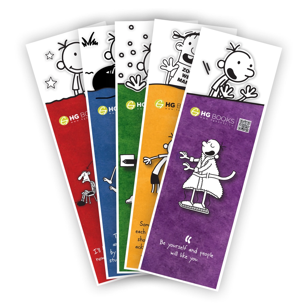 Bookmark Chú Bé Nhút Nhát (5 chiếc/bộ), thương hiệu HG Books