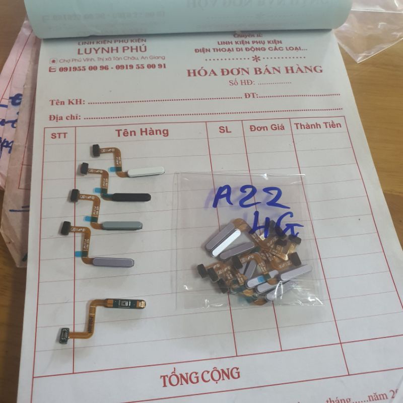 Dây nút nguồn vân tay samsung A22 4g A225F M51 bao đổi trả