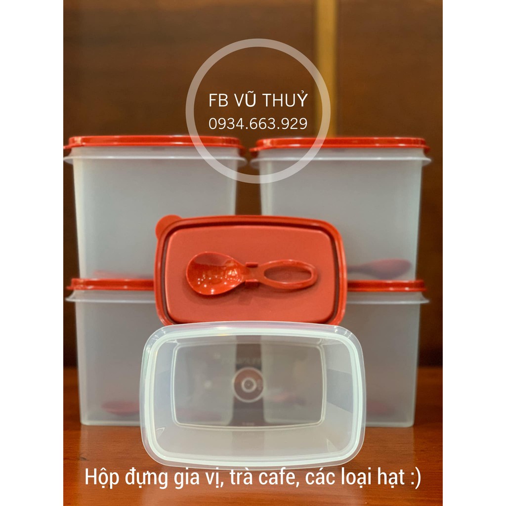 Bộ hộp gia vị có muỗng Shelf Saver With Spoon 2 hộp tiện dụng