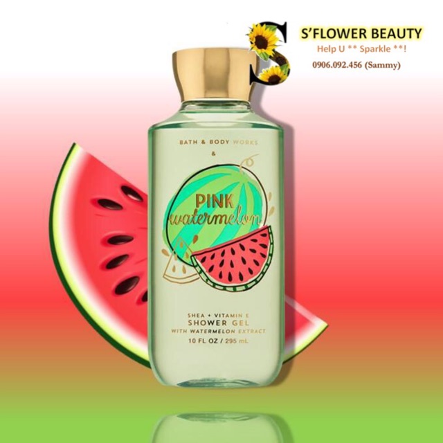 Gel Tắm Bath &amp; Body Works Shower Gel - Pretty As A Peach | Pink Watermelon | Sun-Washed Citrus | Raspberry Tangerine