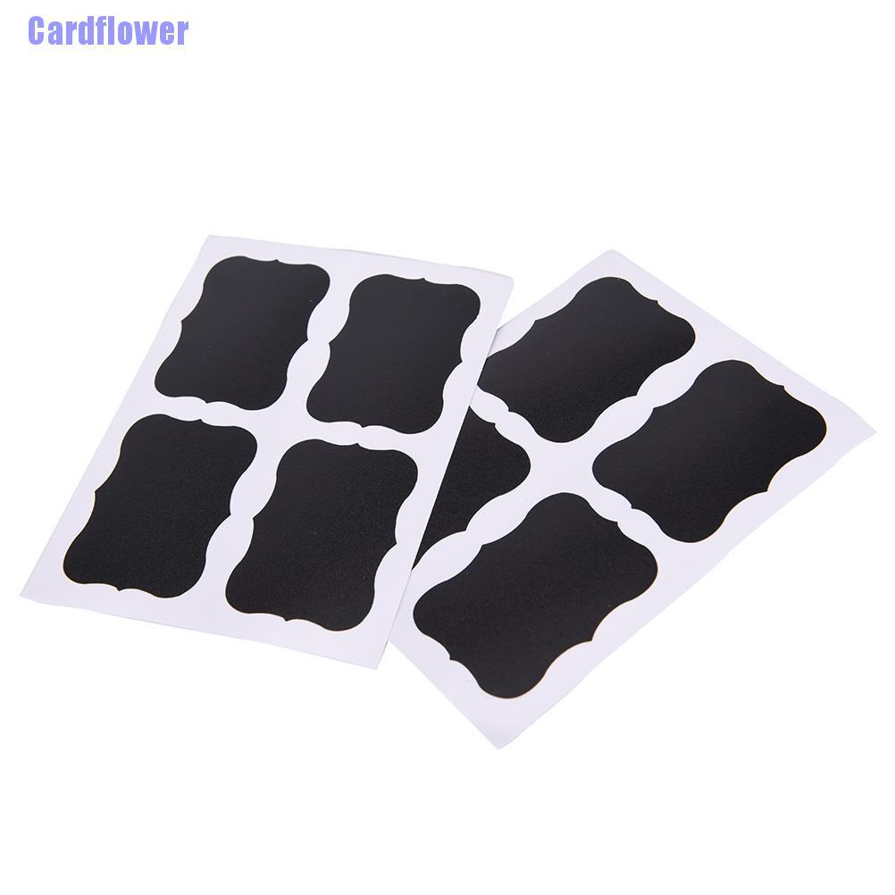 Cardflower  Hot Sale36pcs Chalkboard Blackboard Chalk Board Stickers Decals Craft Kitchen Labels