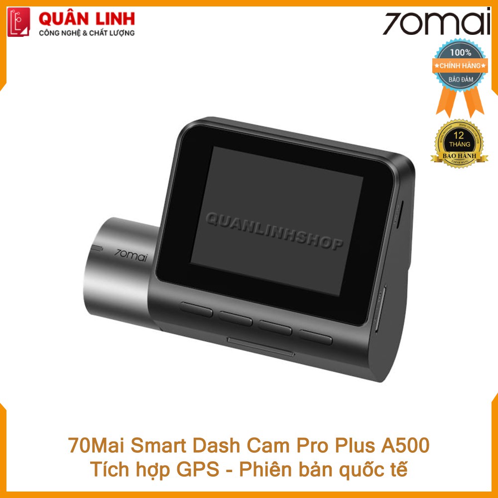 [kho sẵn sàng] Camera hành trình 70mai Dash Cam Pro Plus A500 Quốc tế. Tích hợp sẵn GPS - Bảo hành 12 tháng | BigBuy360 - bigbuy360.vn