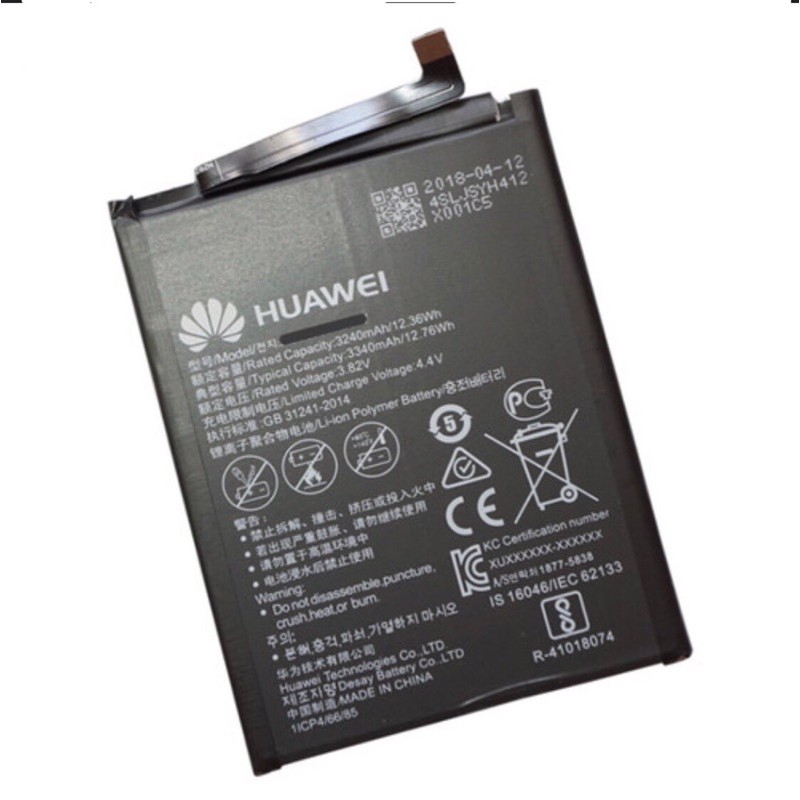Pin Huawei Nova 3i, Nova 2i, P30 Lite HB356687ECW chính hãng , bảo hành đổi trả