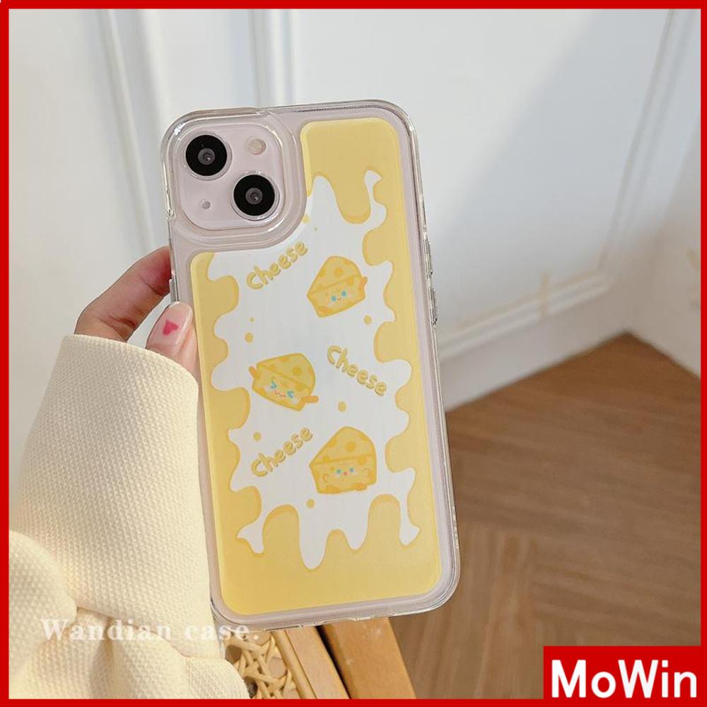 Ốp điện thoại silicon in phô mai vàng chống sốc thích hợp cho iPhone 11 13 Pro Max 12 Pro Max 7 Plus xr