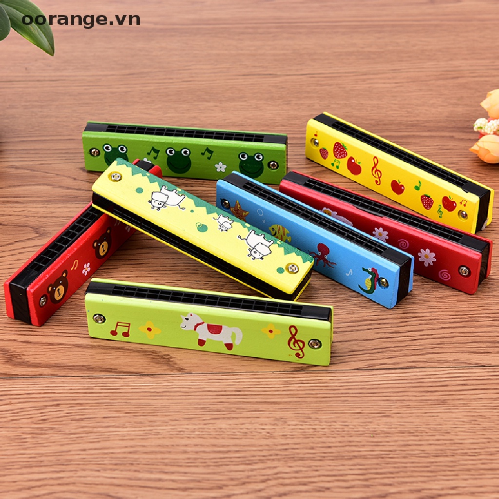 Kèn Harmonica 16 Lỗ Nhiều Màu Sắc Dễ Thương Xinh Xắn