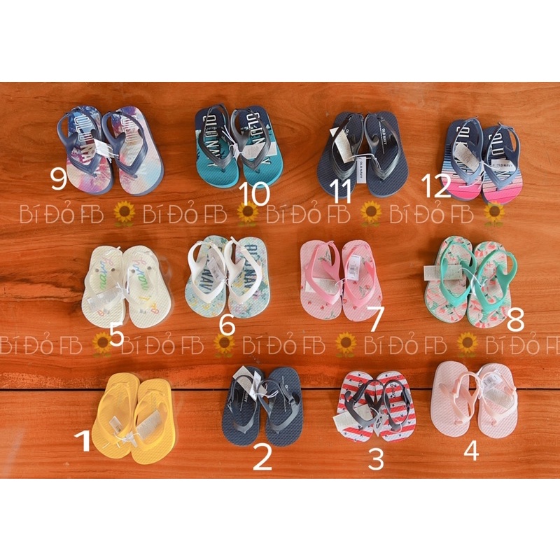 Dép Tông Xỏ Ngón OLDNAVY cho bé HÀNG CHÍNH HÃNG