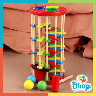 Đồ chơi đập bóng lốc xoáy ahay, đồ chơi cho bé tăng sự dẻo dai khéo léo bàn tay
