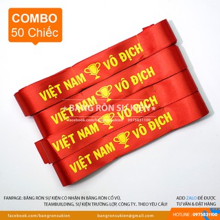 Băng rôn quấn đầu cổ vũ bóng đá Việt Nam ( combo SỐ LƯỢNG: 50c )