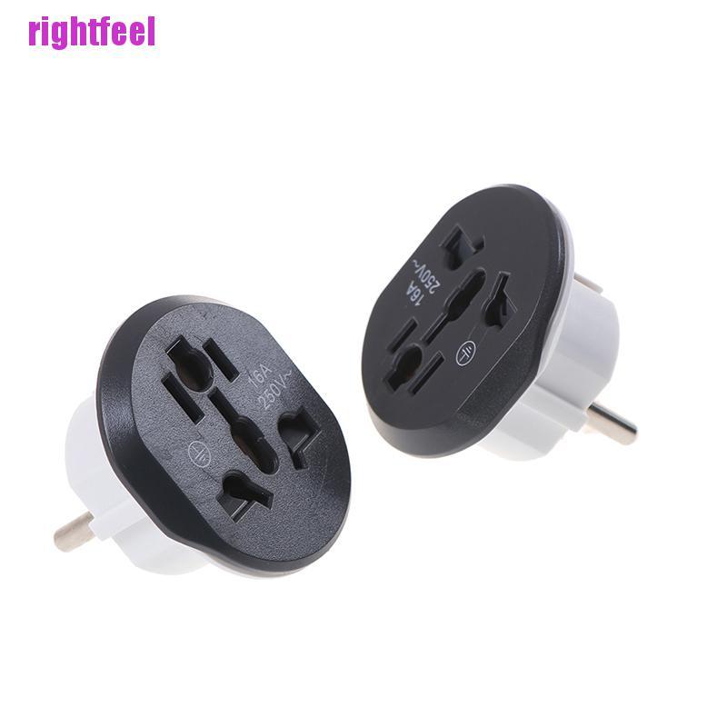 Đầu cắm điều hợp nguồn AU US UK qua EU công suất lớn AC 250V thông dụng cho du lịch
